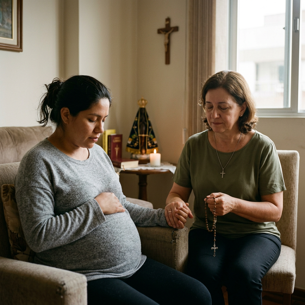 Parto natural católico: guía completa para madres creyentes